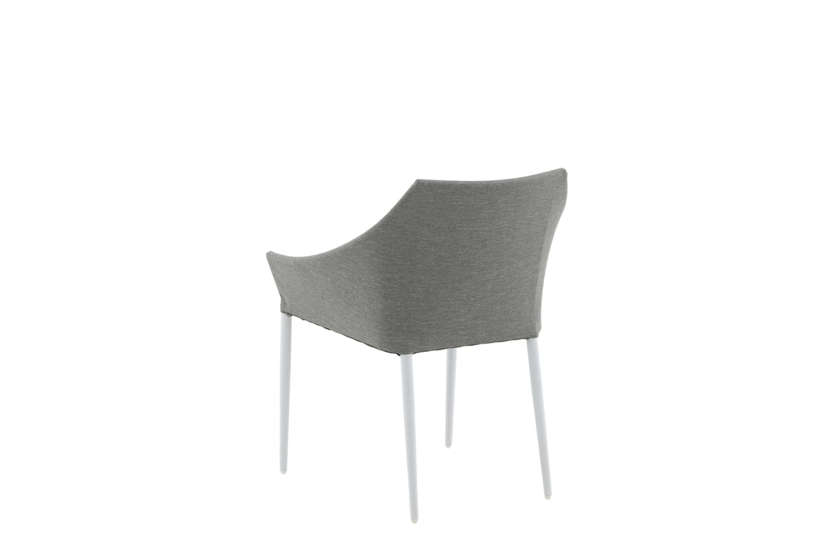 Ensemble de 2 chaises de jardin Sophia en aluminium/polyester