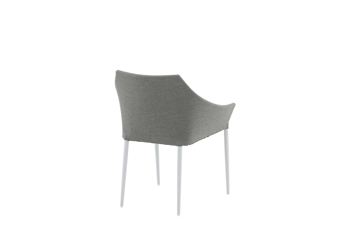 Ensemble de 2 chaises de jardin Sophia en aluminium/polyester