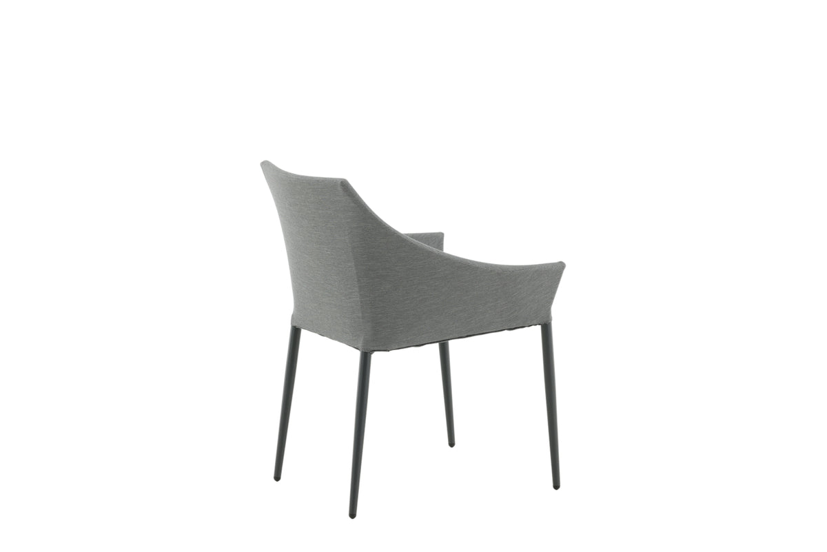 Ensemble de 2 chaises de jardin Sophia en aluminium/polyester