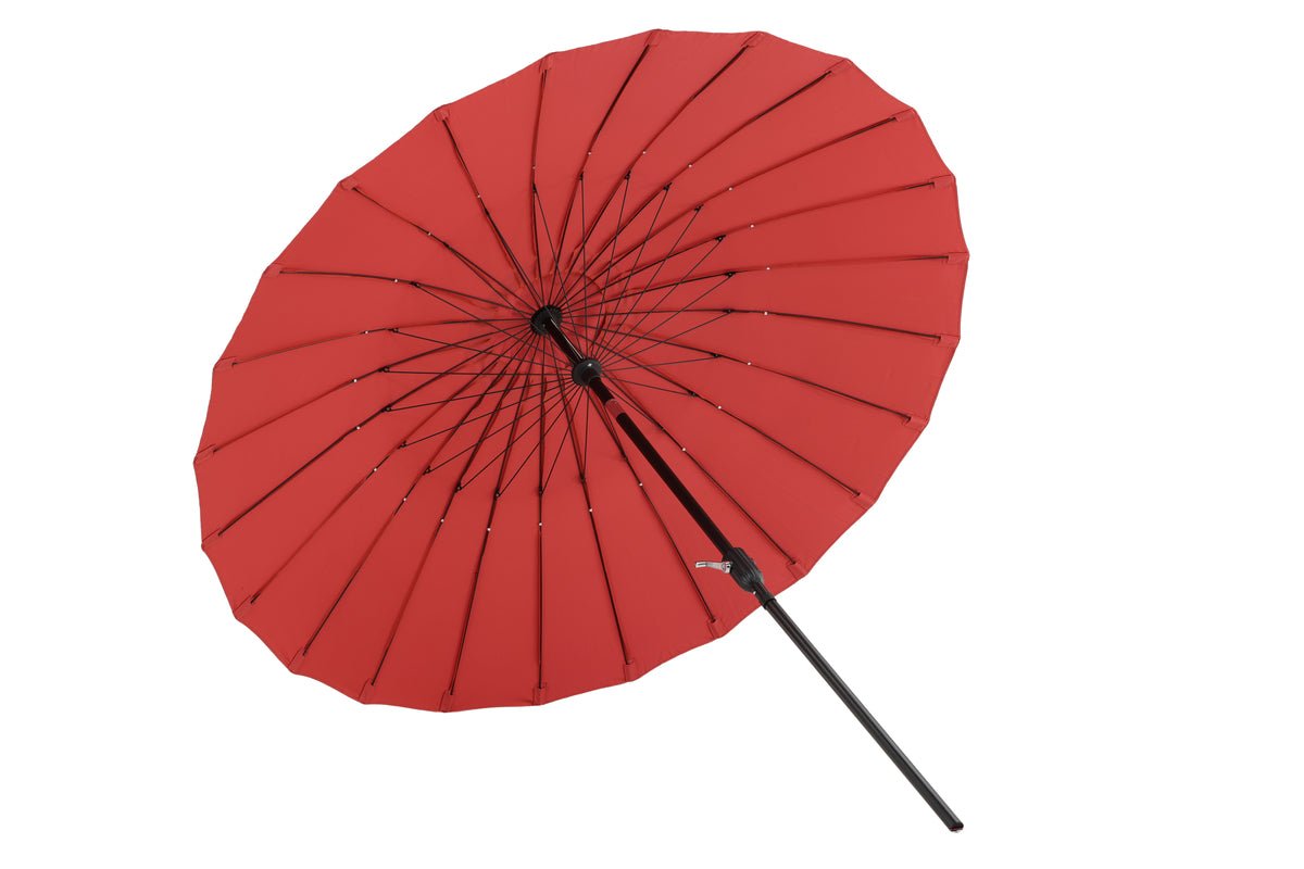 Parasol Rivierra – Ø270 cm en couleur Rouge