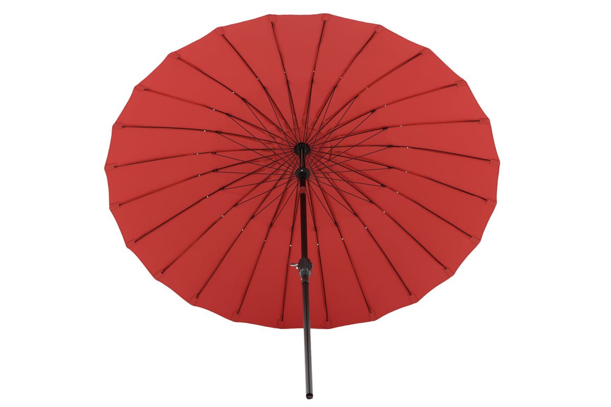 Parasol Rivierra – Ø270 cm en couleur Rouge