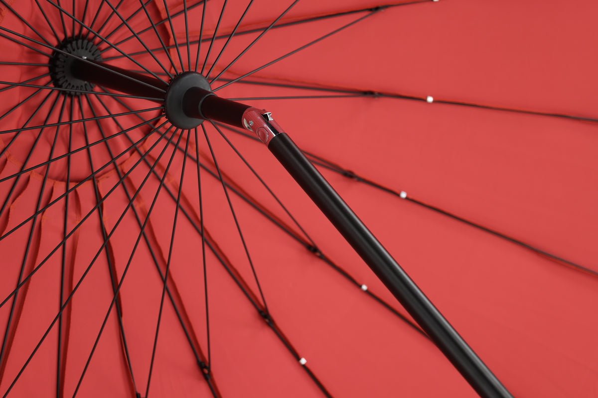 Parasol Rivierra – Ø270 cm en couleur Rouge