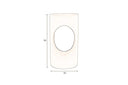Beistelltisch Velessa – aus Eisen in Beige