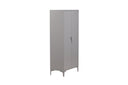 Designer Schrank Piring - in schlichtem Grau