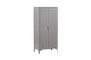 Designer Schrank Piring - in schlichtem Grau