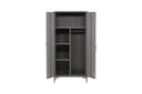 Designer Schrank Piring - in schlichtem Grau
