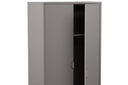 Designer Schrank Piring - in schlichtem Grau