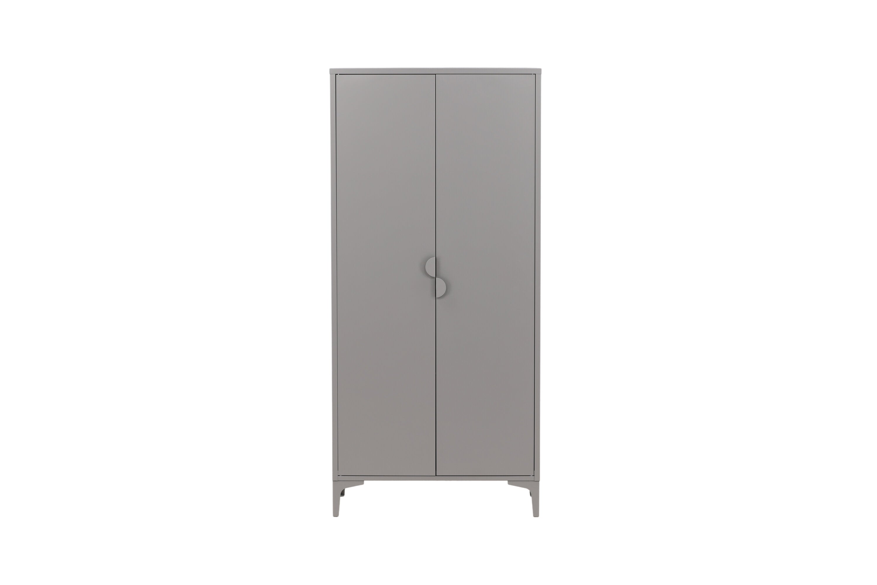 Designer Schrank Piring - in schlichtem Grau