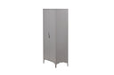 Designer Schrank Piring - in schlichtem Grau