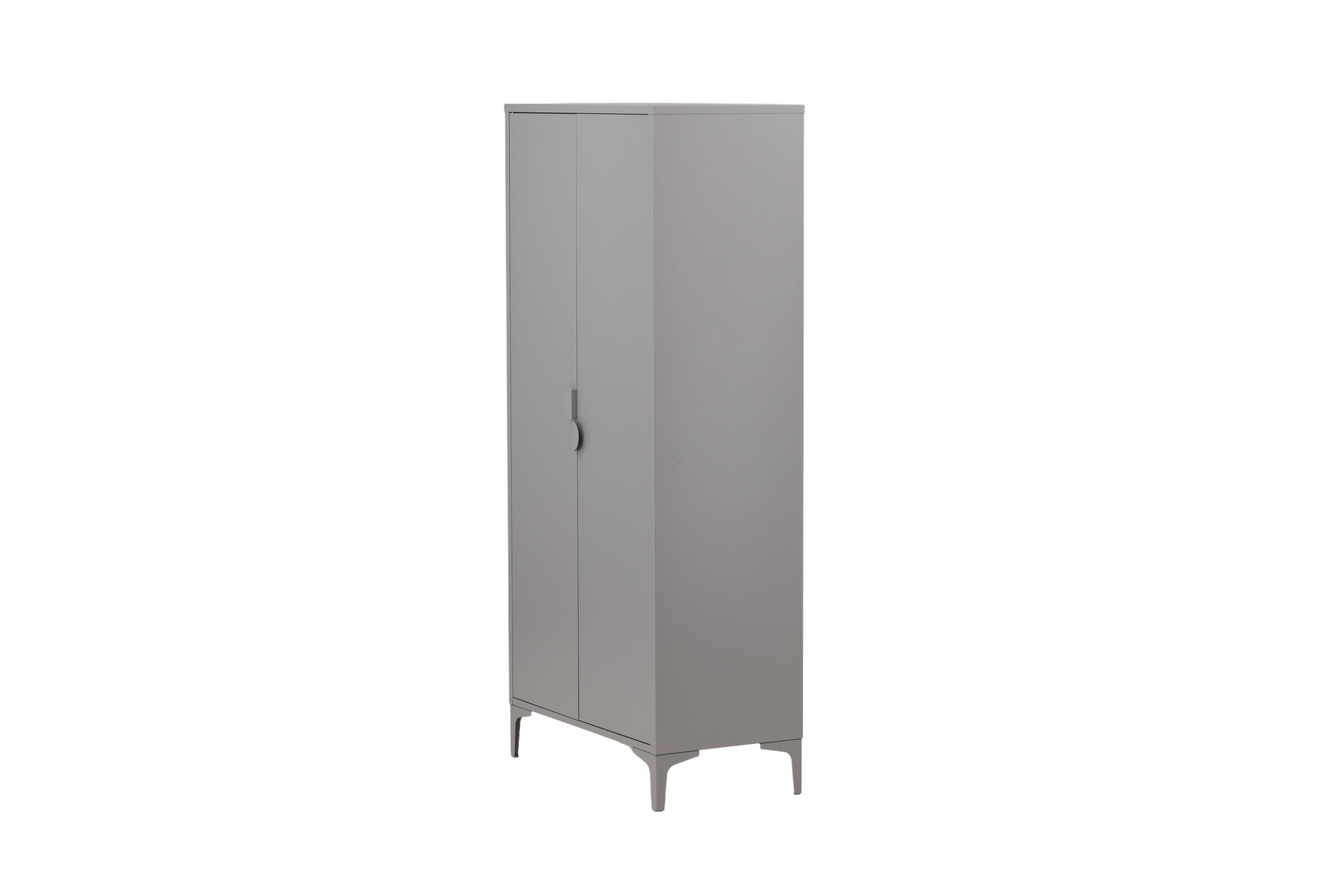 Designer Schrank Piring - in schlichtem Grau
