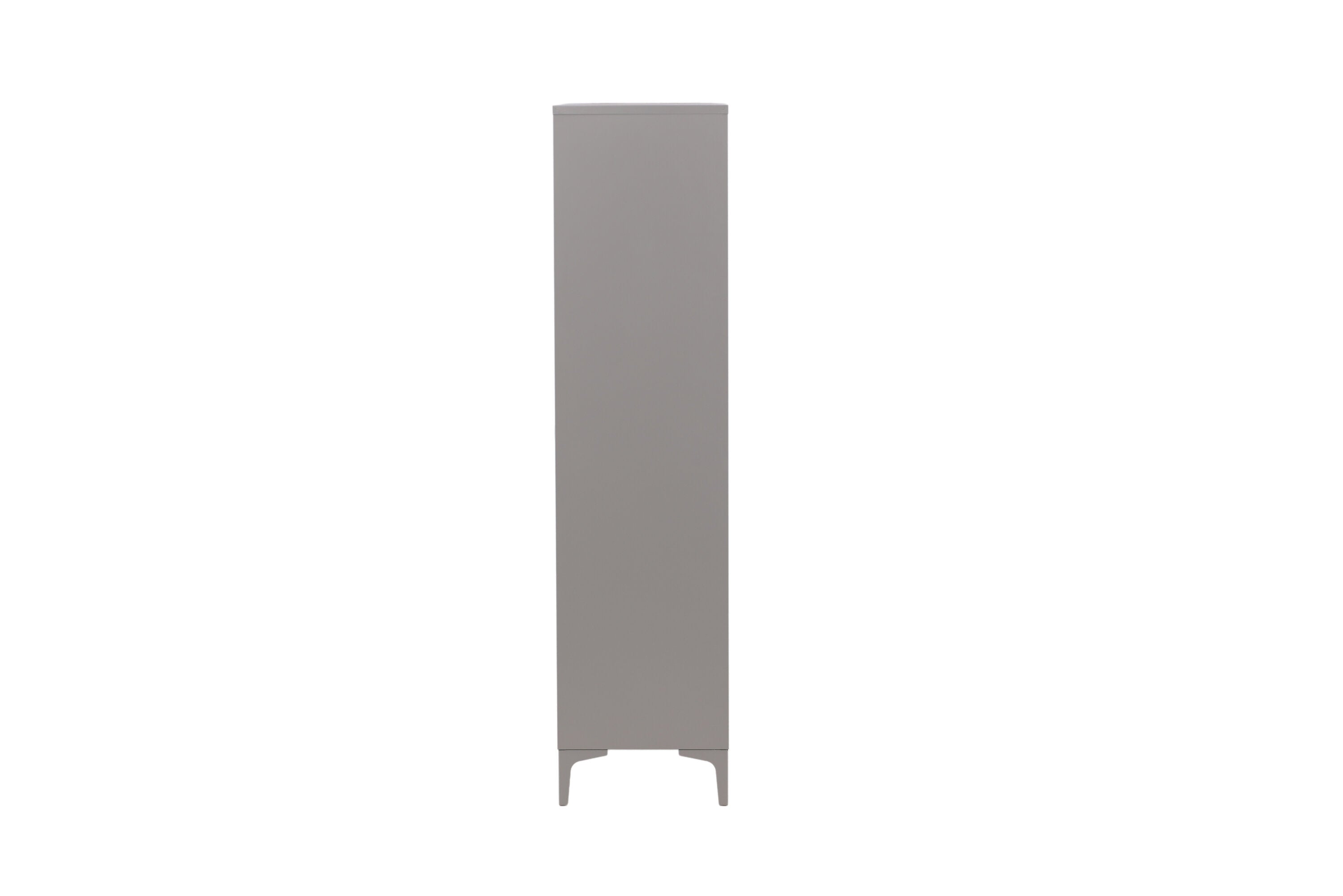 Designer Schrank Piring - in schlichtem Grau