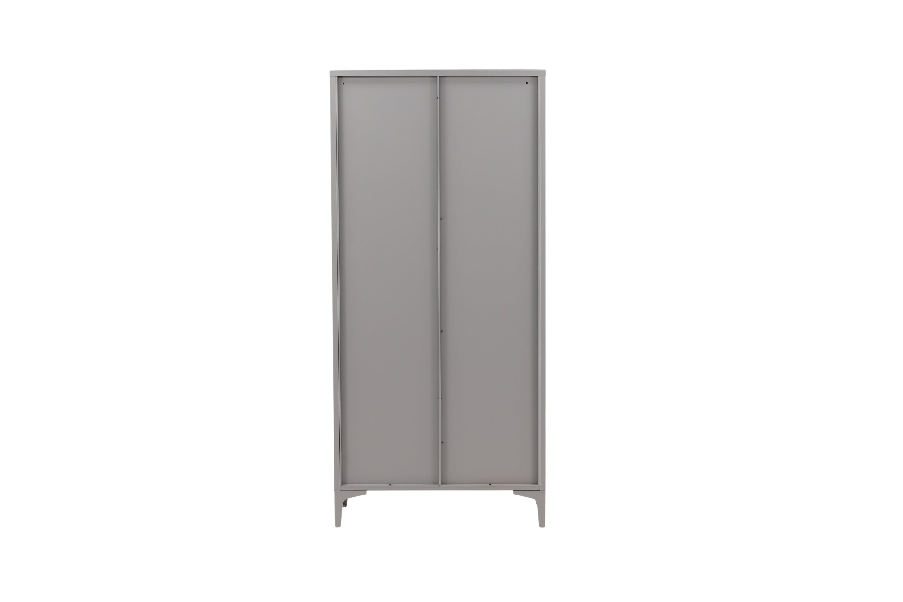Designer Schrank Piring - in schlichtem Grau