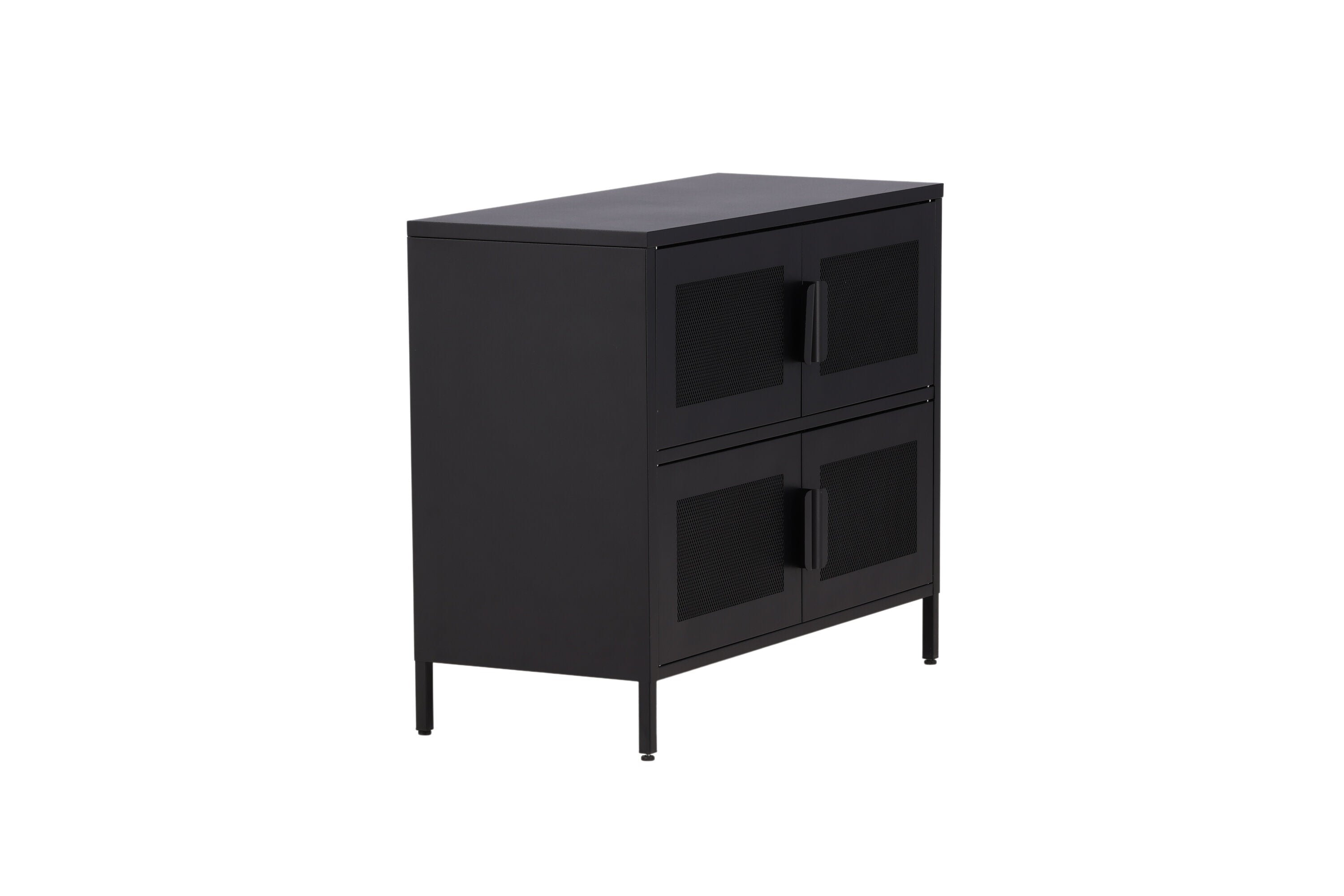 Kommode Berit – Industrial Design in Schwarz