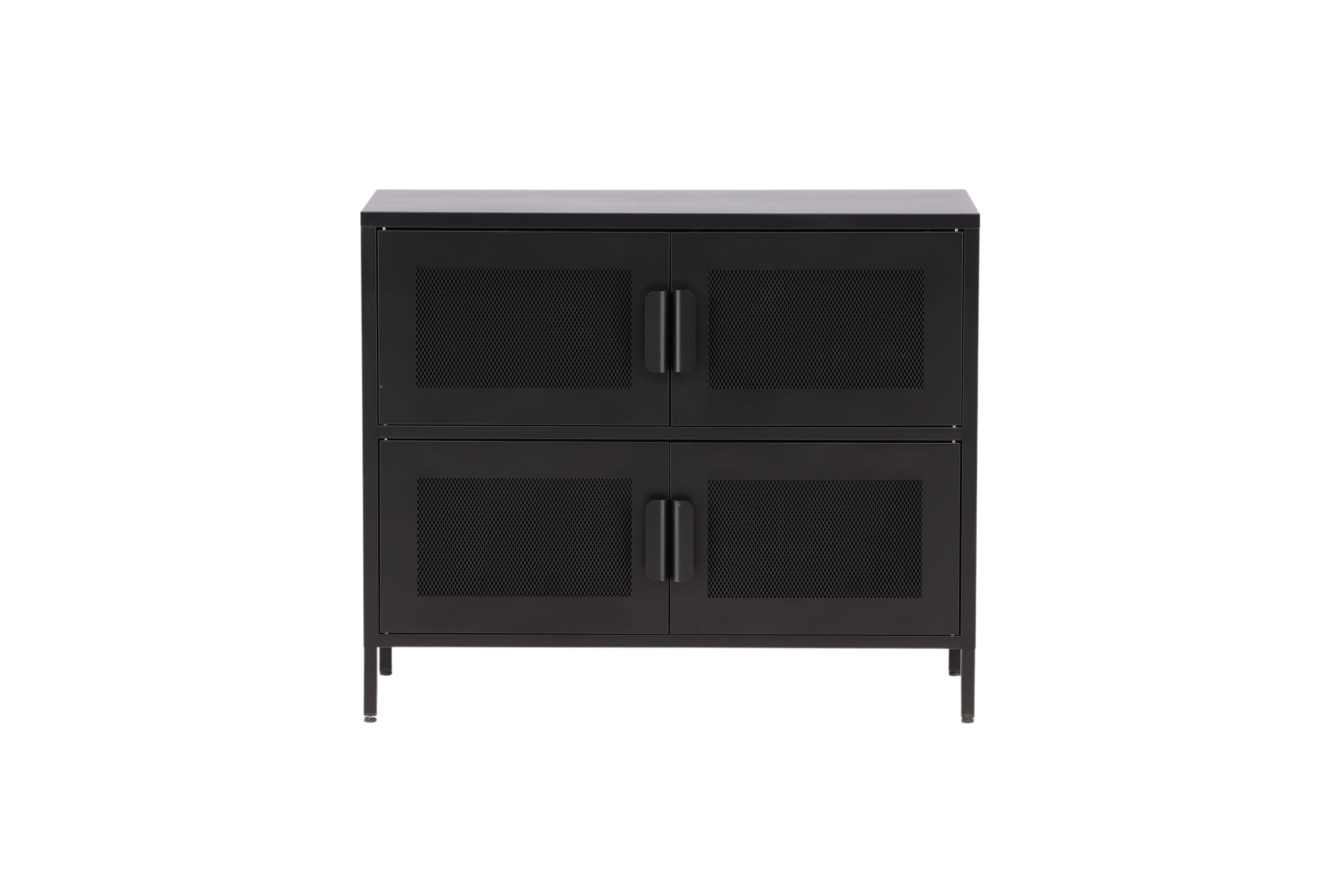 Kommode Berit – Industrial Design in Schwarz