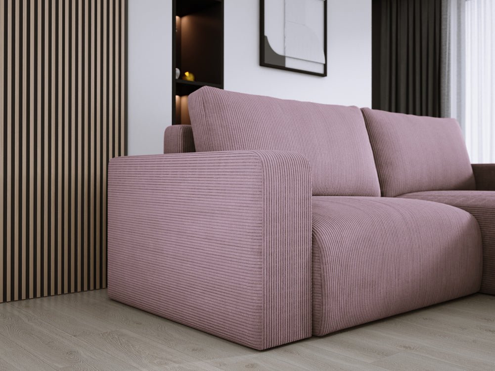 Canapé designer Carl Côtelé avec fonction couchage et rabattable