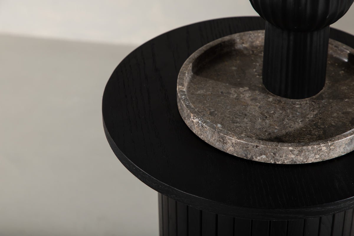 Table d'appoint Nala – design moderne avec détails nervurés