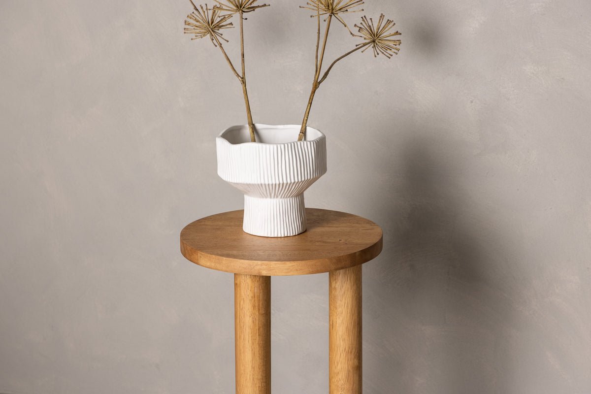 Table basse/table d'appoint Tommy - en bois d'hévéa