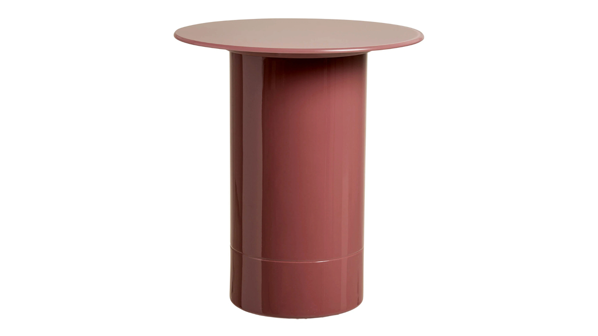 Table d’appoint Rose - en MDF et verre