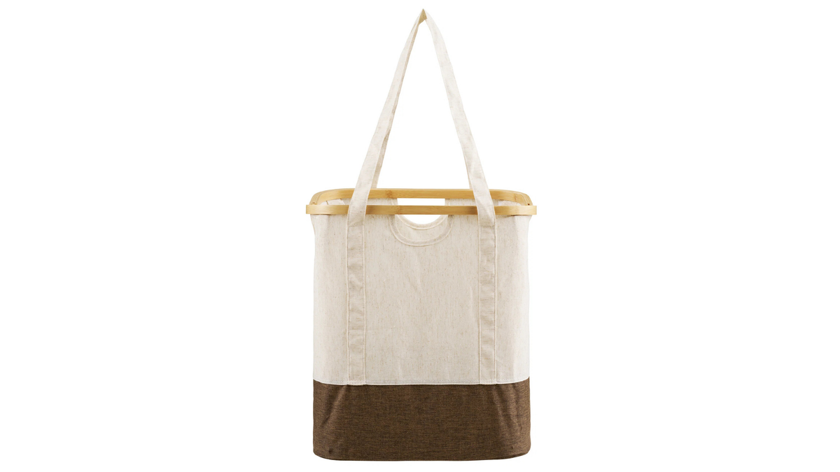 Panier à linge Fresh - en bambou et polyester