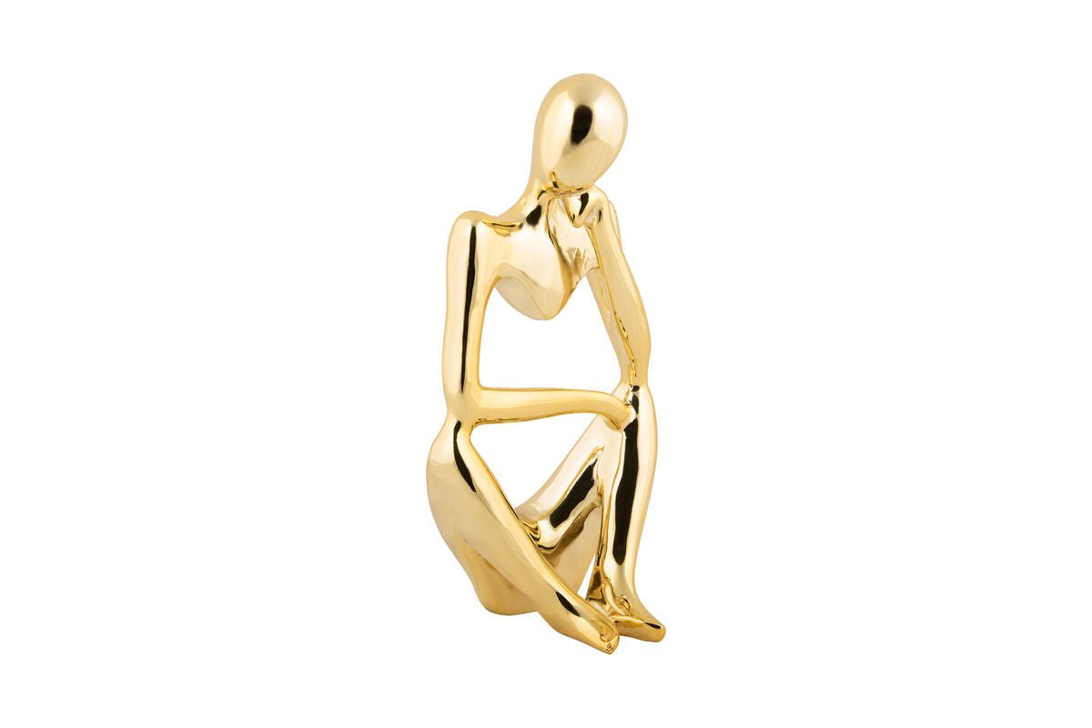 Statue „Aureon“ – Polyresin mit glänzender Oberfläche