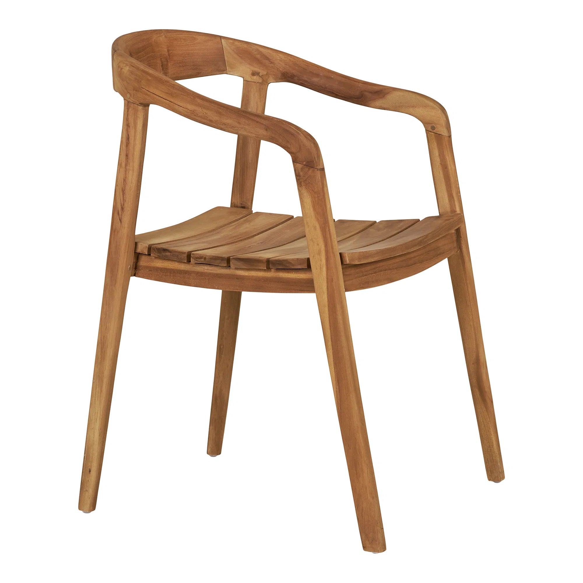 2er Set - Gartenstuhl Bali aus Teakholz