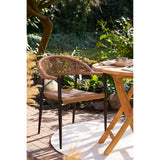 2er Set - Gartenstuhl Canaria aus Aluminium/Rattan