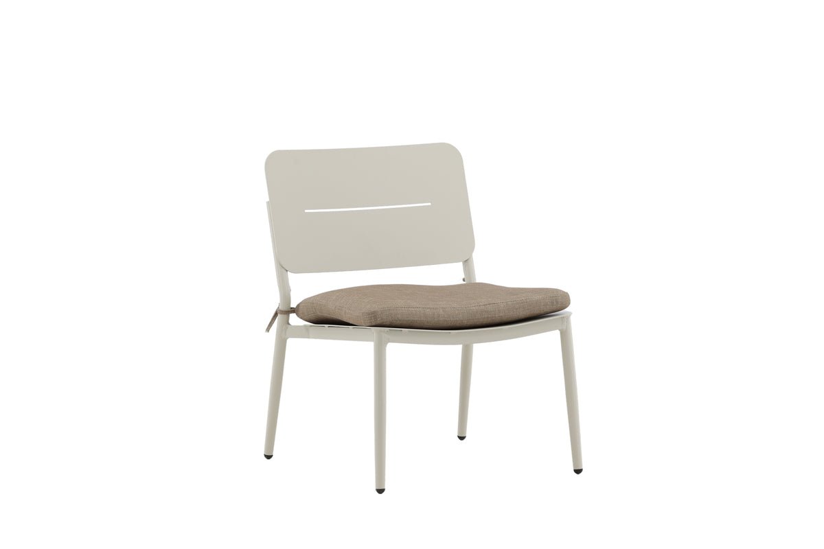 2er Set - Mara Gartenstuhl aus Metall/Polyester