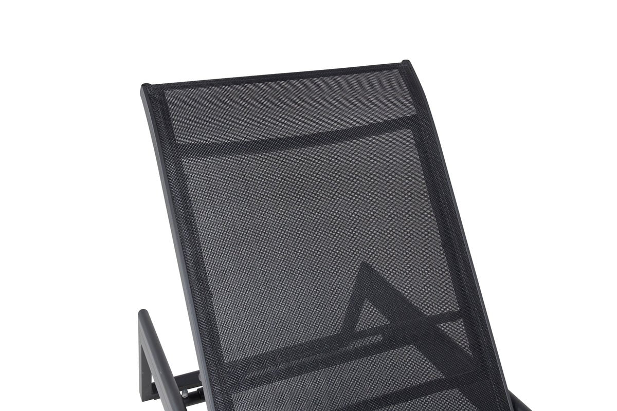 2er Set - Sonnenliege Brasilien aus Textilene und Aluminium