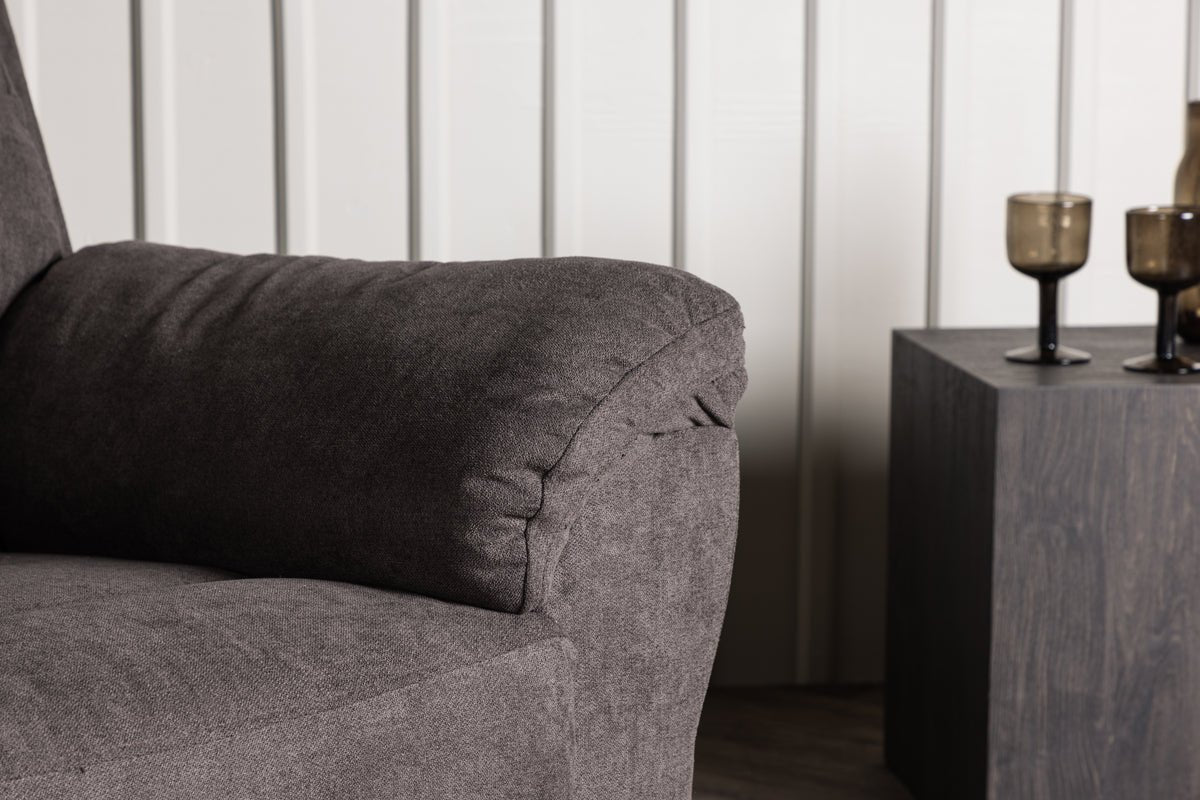 Fauteuil Toronto - pliable avec repose-pieds de couleur Marron