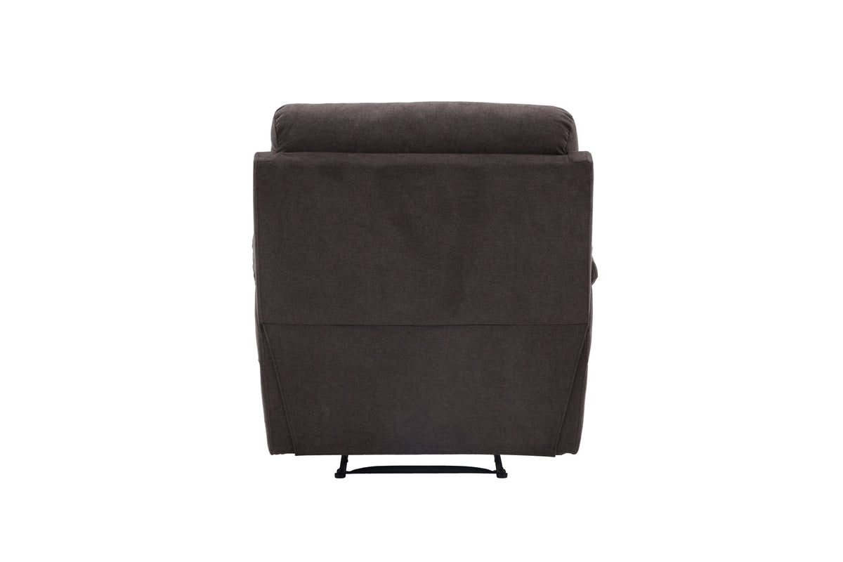 Fauteuil Toronto - pliable avec repose-pieds de couleur Marron