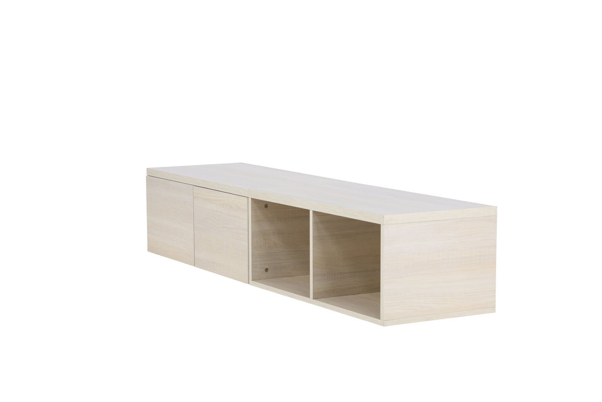Meuble TV Skagen Blanchi – Design scandinave clair