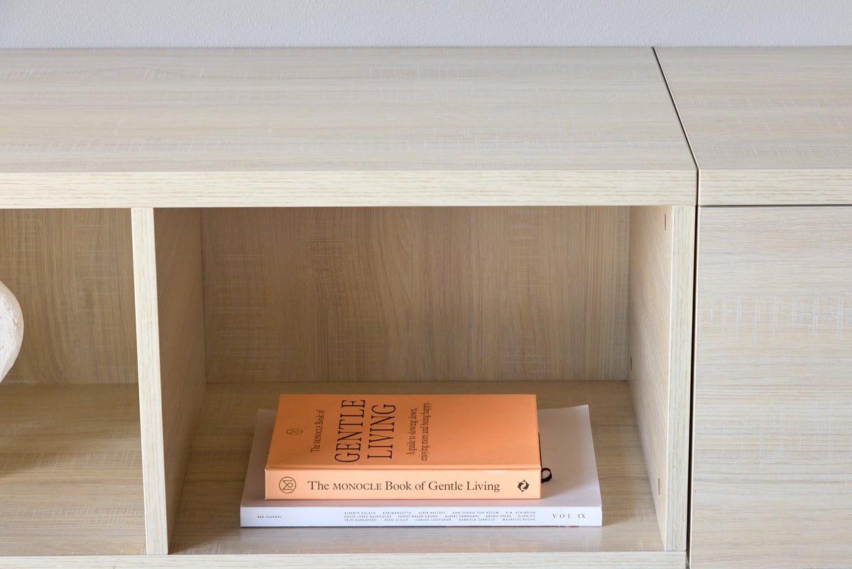 Meuble TV Skagen Blanchi – Design scandinave clair