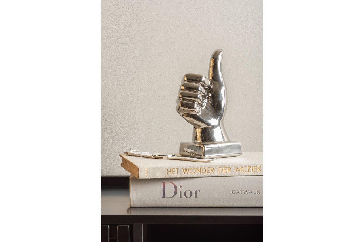 Statue « Pouces » – Figurine en céramique à surface brillante