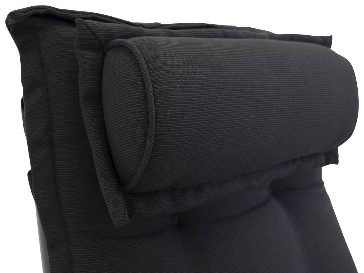 Set de 6 - Coussins de chaise de jardin Siena en polyester, disponibles en 4 couleurs