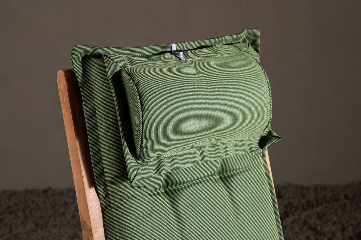 Set de 6 - Coussins de chaise de jardin Siena en polyester, disponibles en 4 couleurs