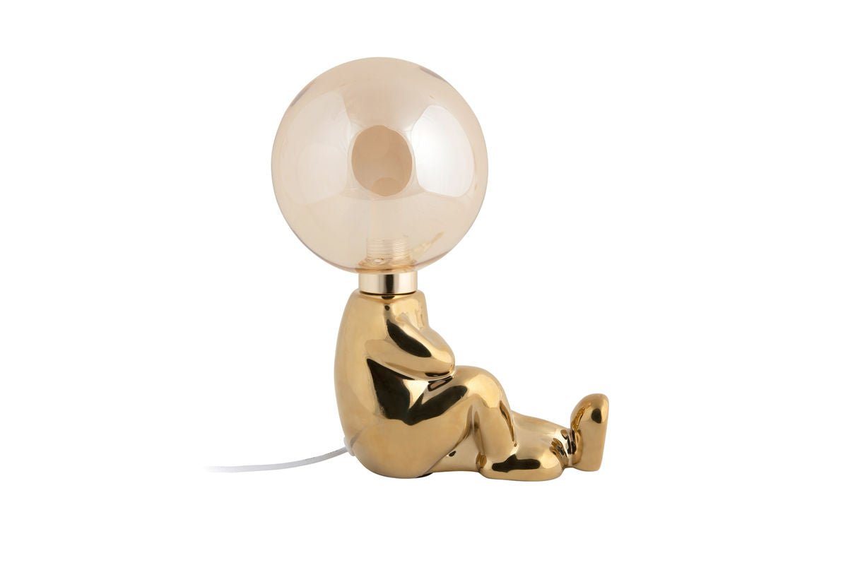 Lampe de table Antman (assis) - Lampe design laquée brillante avec LED