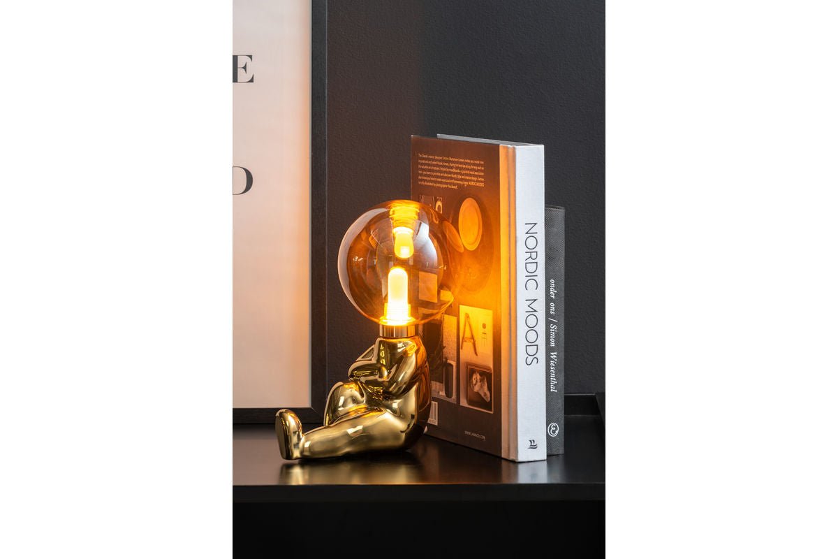 Lampe de table Antman (assis) - Lampe design laquée brillante avec LED