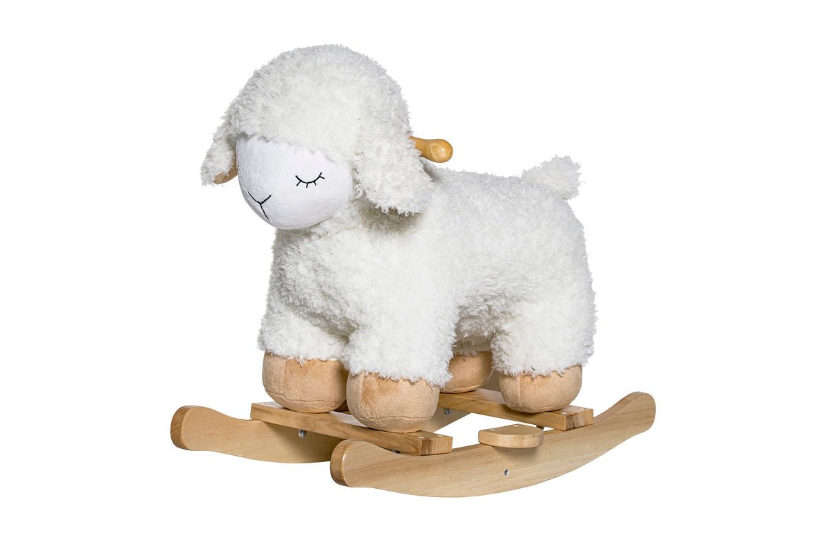 Jouet à bascule Salomé – animal à bascule en bois tout doux pour bébés et enfants