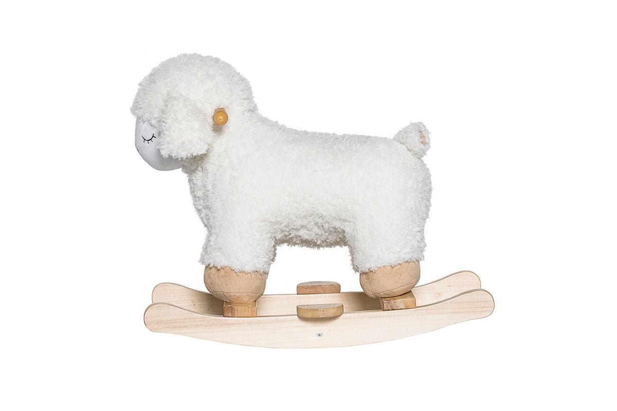 Jouet à bascule Salomé – animal à bascule en bois tout doux pour bébés et enfants