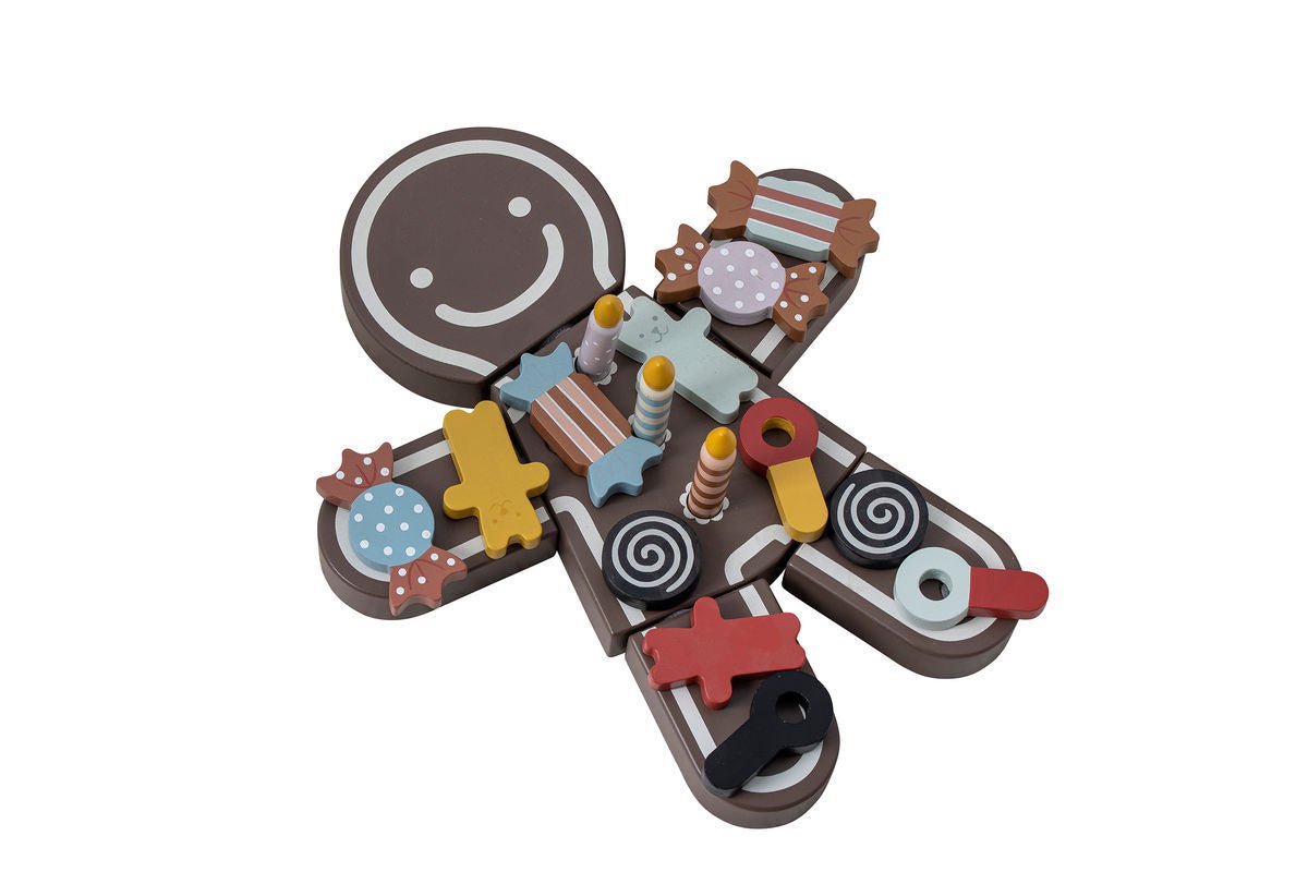 Kinder Spielset Mona – Geburtstagstorte aus Holz mit Klett-Süßigkeiten & Kerzen