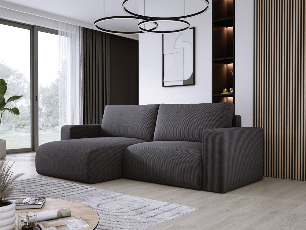Canapé designer Carl Côtelé avec fonction couchage et rabattable