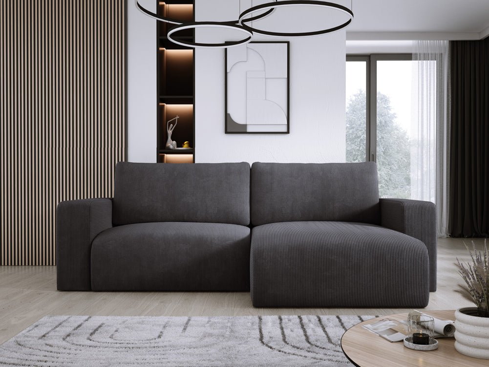 Canapé designer Carl Côtelé avec fonction couchage et rabattable