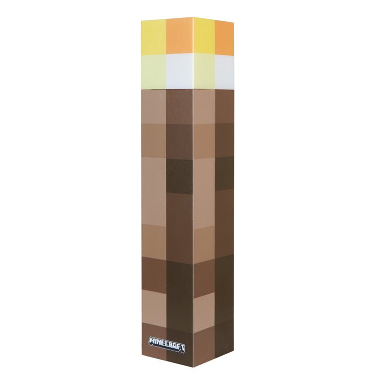 Torche LED Minecraft avec support mural – Rechargeable & design pixel original