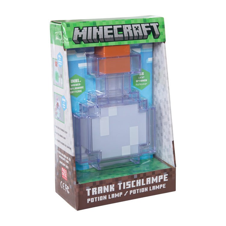 Minecraft LED-Lumière « Potion » – Changement de couleur par secouage