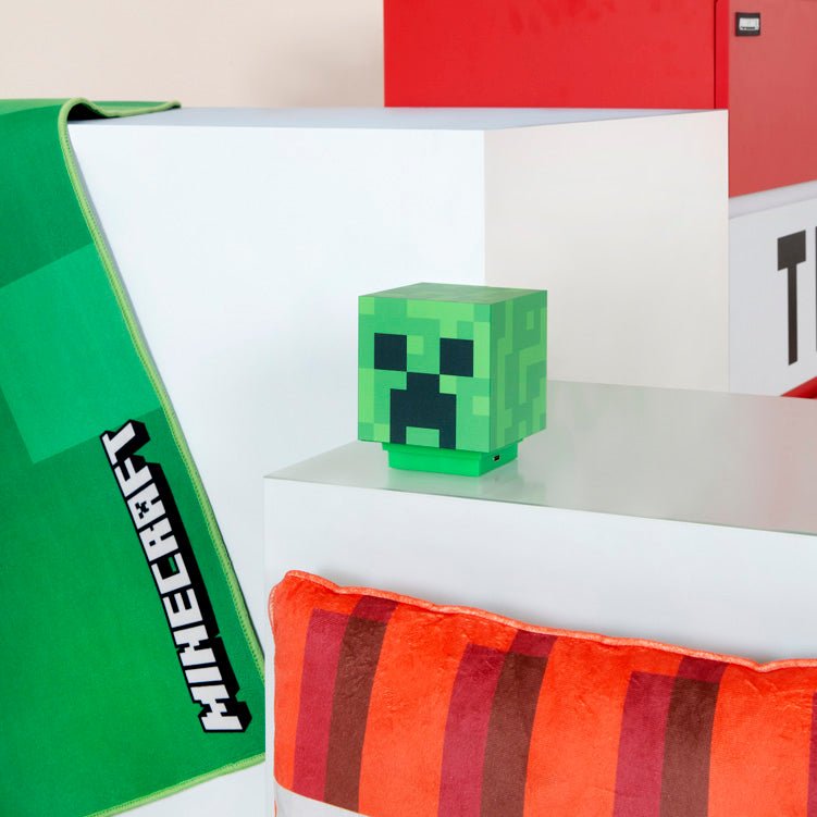 Lampe LED Minecraft « Creeper » – Figurine lumineuse avec batterie rechargeable