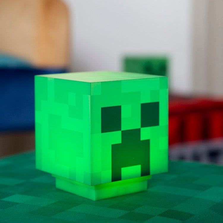 Lampe LED Minecraft « Creeper » – Figurine lumineuse avec batterie rechargeable