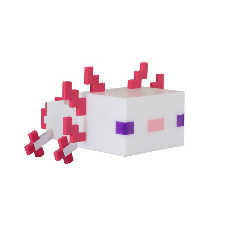 Lampe de table LED Minecraft « Axolotl » – avec batterie et USB-C