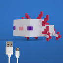 Lampe de table LED Minecraft Axolotl – avec batterie rechargeable & USB-C