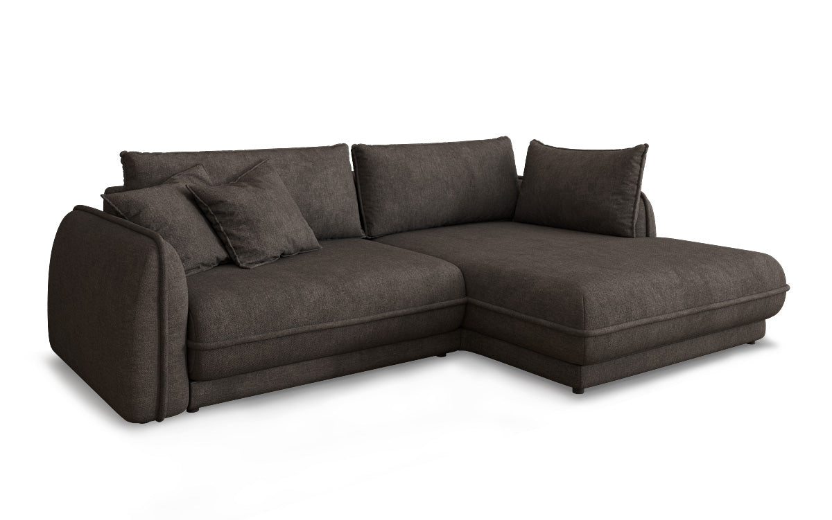 Canapé design Mojave II Tissu avec fonction couchage et rangement