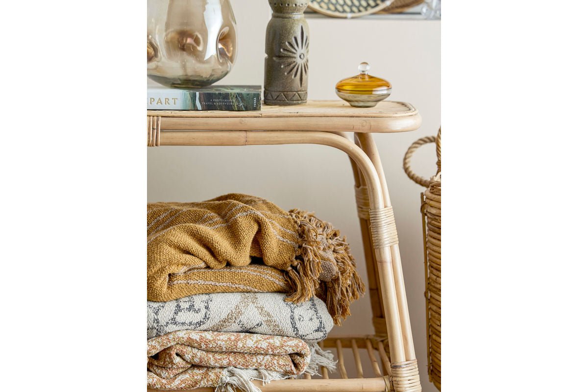 Plaid Koa – Marron, en coton recyclé